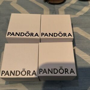 Pandora empty boxes X 4